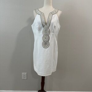 Lilly Pulitzer Valli Shift Dress in Resort White Gold